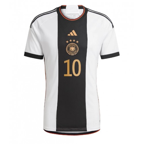 Tyskland Serge Gnabry #10 Replika Hjemmebanetrøje VM 2022 Kortærmet